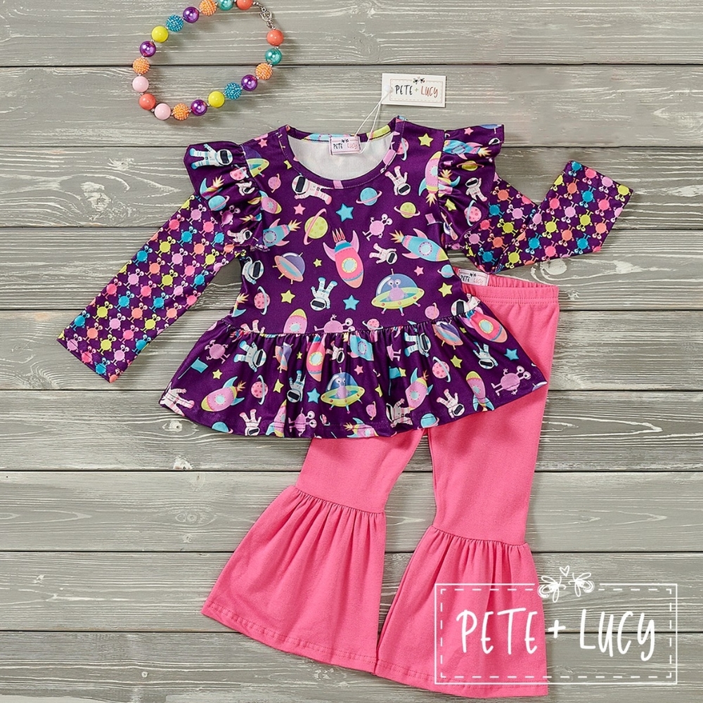 Colorful Space Pant Set